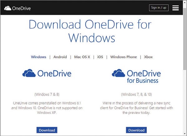 onedrive for business in mac